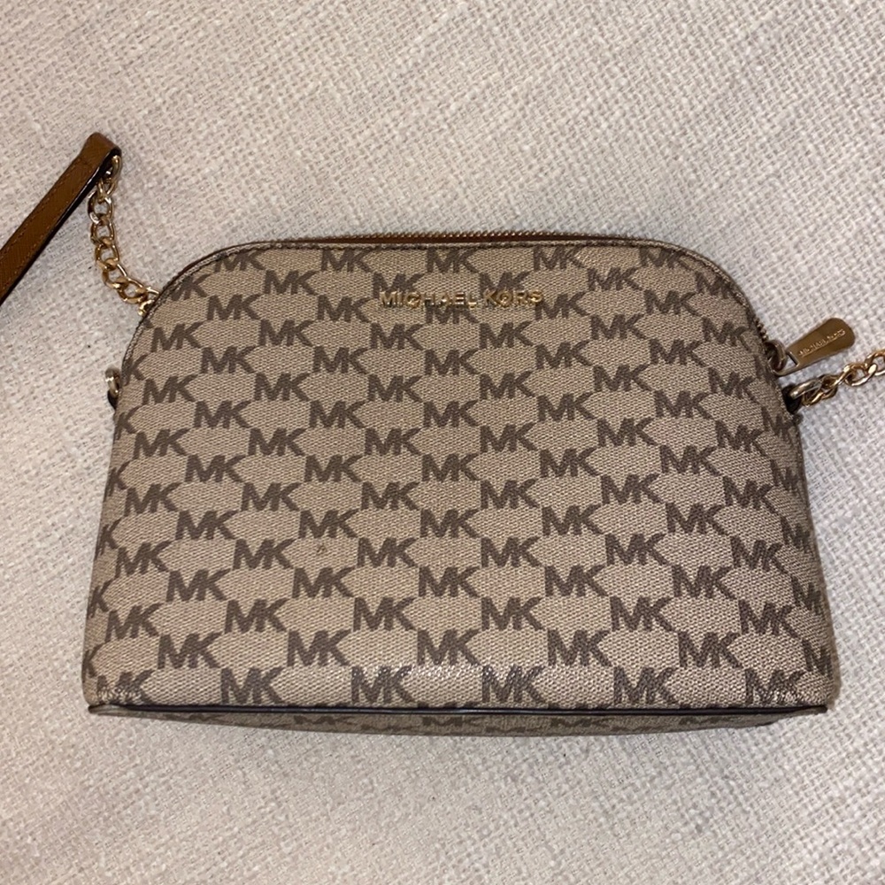 Michael Kors Tan/Brown Crossbody Purse